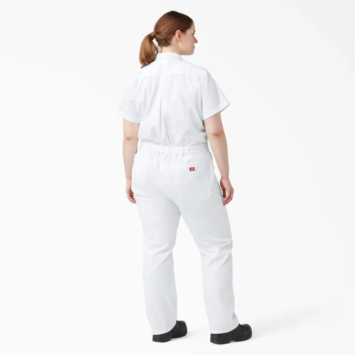 Dickies Painters Women039s Plus FLEX Cooling TempiQ Short Sleeve Coveralls White White wh 8211 Women Dickies Painters Women039s Plus FLEX Cooling TempiQ Short Sleeve Coveralls White White wh 8211 Women