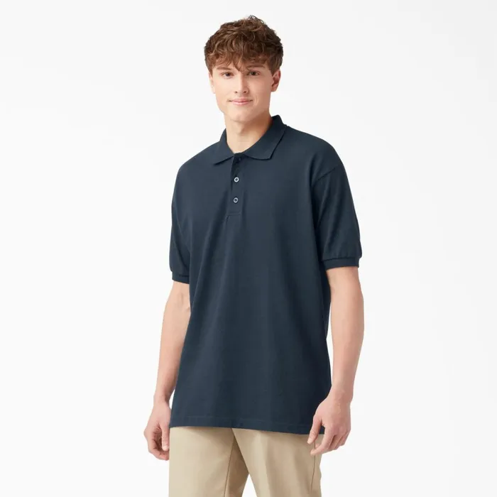 Dickies Shirts Adult Size Piqu Short Sleeve Polo Dark Navy Dark Navy dn 8211 Kids Dickies Shirts Adult Size Piqu Short Sleeve Polo Dark Navy Dark Navy dn 8211 Kids