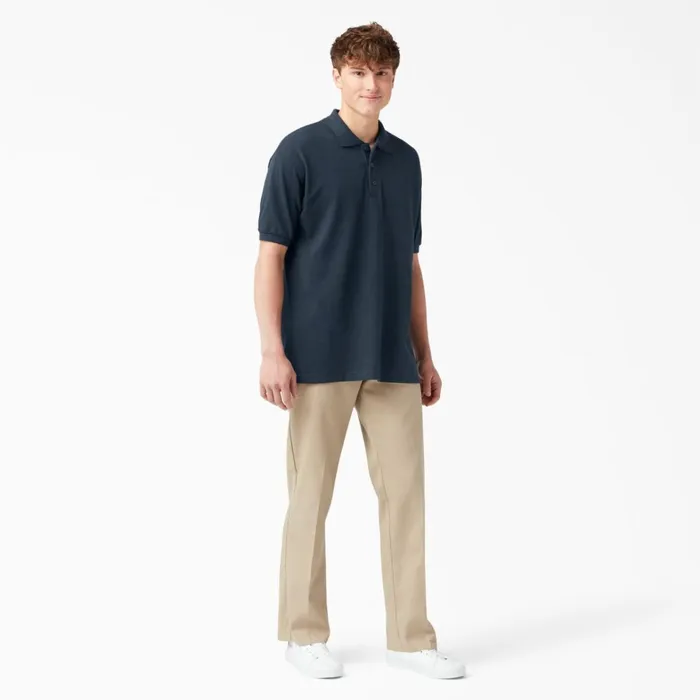 Dickies Shirts Adult Size Piqu Short Sleeve Polo Dark Navy Dark Navy dn 8211 Kids Dickies Shirts Adult Size Piqu Short Sleeve Polo Dark Navy Dark Navy dn 8211 Kids