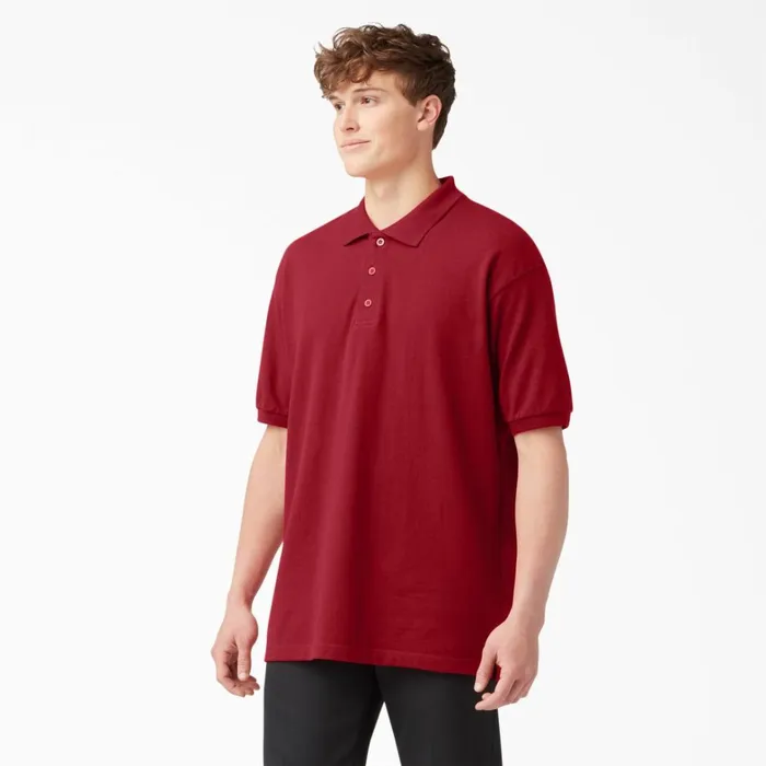 Dickies Shirts Adult Size Piqu Short Sleeve Polo English Red English Red er 8211 Kids Dickies Shirts Adult Size Piqu Short Sleeve Polo English Red English Red er 8211 Kids