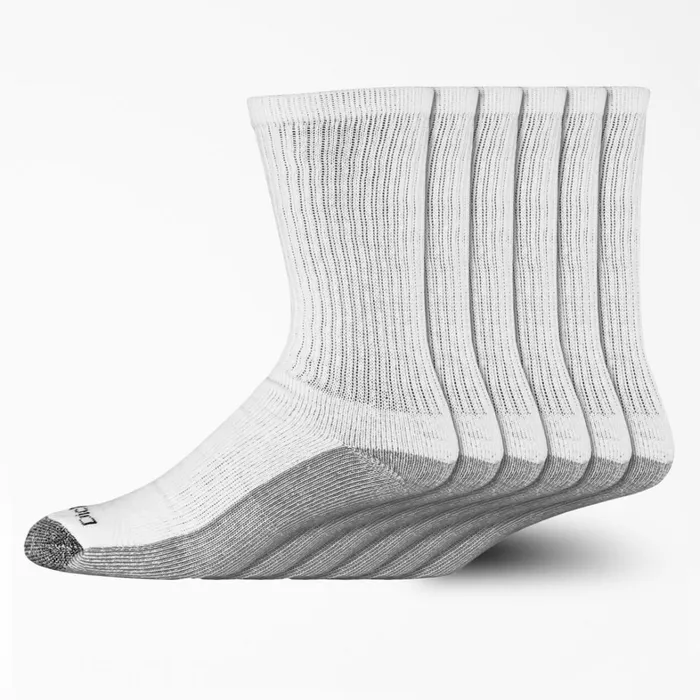 Dickies Socks Moisture Control Crew Work Socks Size 1215 6Pack White White wh 8211 Men Dickies Socks Moisture Control Crew Work Socks Size 1215 6Pack White White wh 8211 Men