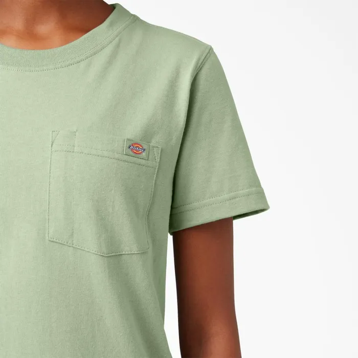 Dickies TShirts Women039s Heavyweight Short Sleeve Pocket TShirt Celadon Green Celadon Green c2g 8211 Women Dickies TShirts Women039s Heavyweight Short Sleeve Pocket TShirt Celadon Green Celadon Green c2g 8211 Women