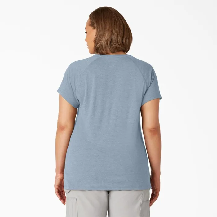Dickies TShirts Women039s Plus Cooling Short Sleeve Pocket TShirt Fog Blue Fog Blue fe 8211 Women Dickies TShirts Women039s Plus Cooling Short Sleeve Pocket TShirt Fog Blue Fog Blue fe 8211 Women
