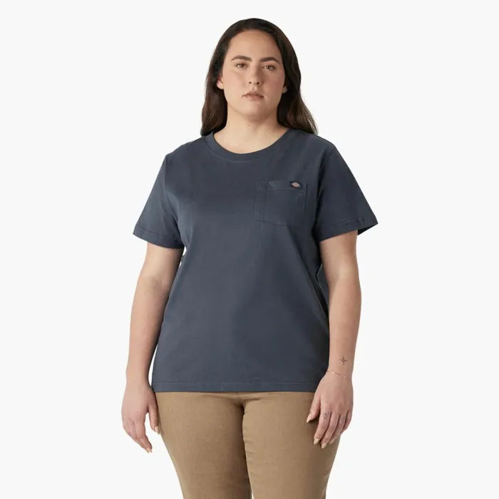 Dickies TShirts Women039s Plus Heavyweight Short Sleeve Pocket TShirt Airforce Blue Airforce Blue af 8211 Women Dickies TShirts Women039s Plus Heavyweight Short Sleeve Pocket TShirt Airforce Blue Airforce Blue af 8211 Women