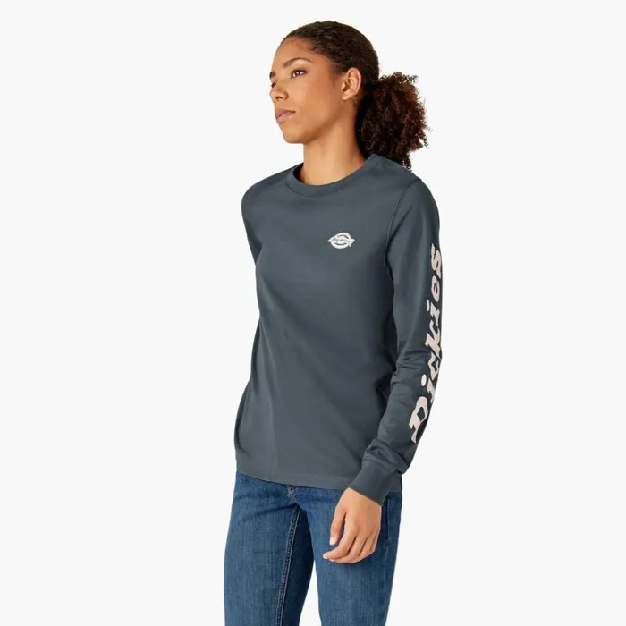 Dickies TShirts Womens Long Sleeve Heavyweight Graphic TShirt Stormy Weather Stormy Weather smy 8211 Women Dickies TShirts Womens Long Sleeve Heavyweight Graphic TShirt Stormy Weather Stormy Weather smy 8211 Women