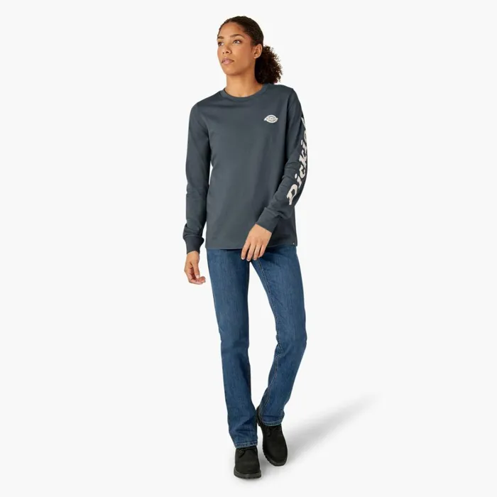 Dickies TShirts Womens Long Sleeve Heavyweight Graphic TShirt Stormy Weather Stormy Weather smy 8211 Women Dickies TShirts Womens Long Sleeve Heavyweight Graphic TShirt Stormy Weather Stormy Weather smy 8211 Women