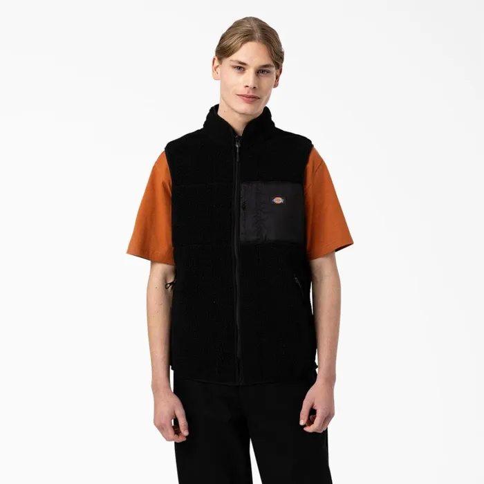 Dickies Vests Red Chute Vest Black Black bk 8211 Men