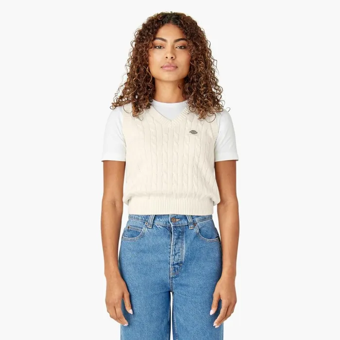 Dickies Vests Womens Sweater Vest Cloud Cloud cl9 8211 Women