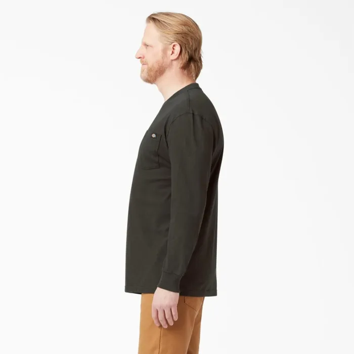 Dickies Work Shirts Heavyweight Long Sleeve Pocket TShirt Chocolate Brown Chocolate Brown cb 8211 Men Dickies Work Shirts Heavyweight Long Sleeve Pocket TShirt Chocolate Brown Chocolate Brown cb 8211 Men
