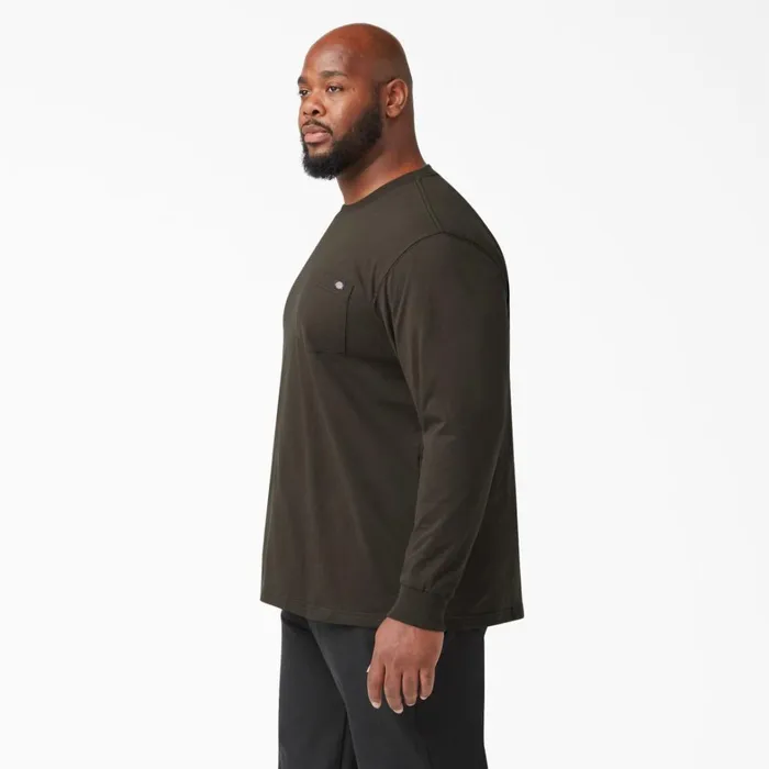 Dickies Work Shirts Heavyweight Long Sleeve Pocket TShirt Chocolate Brown Chocolate Brown cb 8211 Men Dickies Work Shirts Heavyweight Long Sleeve Pocket TShirt Chocolate Brown Chocolate Brown cb 8211 Men