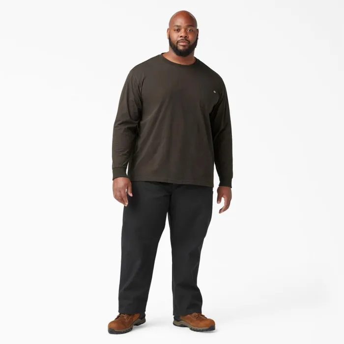 Dickies Work Shirts Heavyweight Long Sleeve Pocket TShirt Chocolate Brown Chocolate Brown cb 8211 Men Dickies Work Shirts Heavyweight Long Sleeve Pocket TShirt Chocolate Brown Chocolate Brown cb 8211 Men