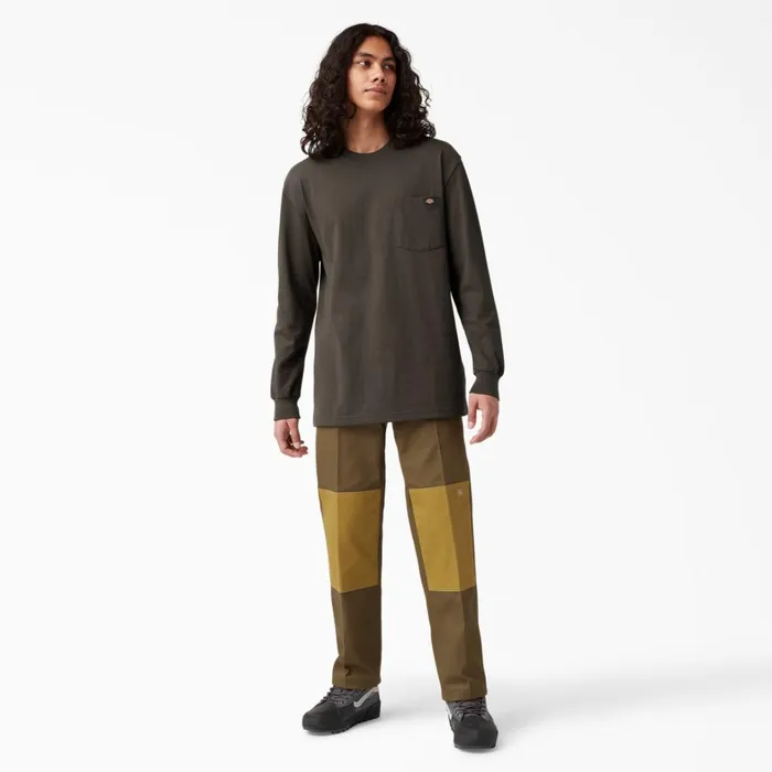 Dickies Work Shirts Heavyweight Long Sleeve Pocket TShirt Chocolate Brown Chocolate Brown cb 8211 Men Dickies Work Shirts Heavyweight Long Sleeve Pocket TShirt Chocolate Brown Chocolate Brown cb 8211 Men