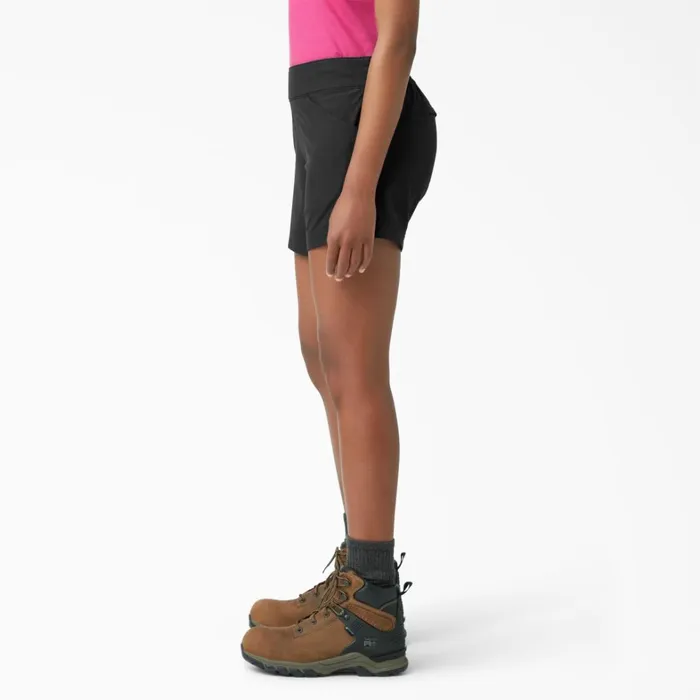 Dickies Work Shorts Women039s Cooling Relaxed Fit PullOn Shorts 5039039 Black Black bk 8211 Women Dickies Work Shorts Women039s Cooling Relaxed Fit PullOn Shorts 5039039 Black Black bk 8211 Women