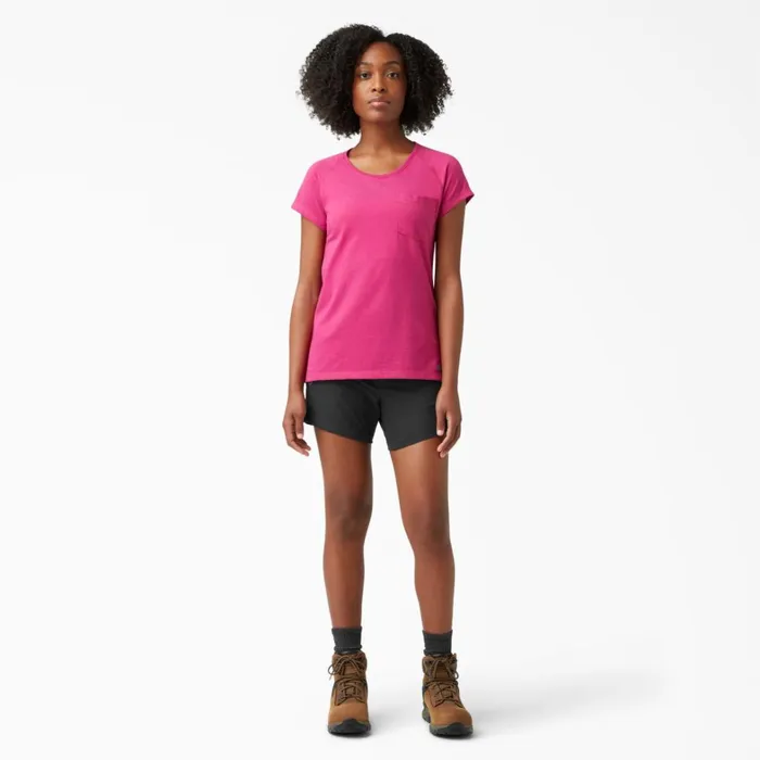 Dickies Work Shorts Women039s Cooling Relaxed Fit PullOn Shorts 5039039 Black Black bk 8211 Women Dickies Work Shorts Women039s Cooling Relaxed Fit PullOn Shorts 5039039 Black Black bk 8211 Women