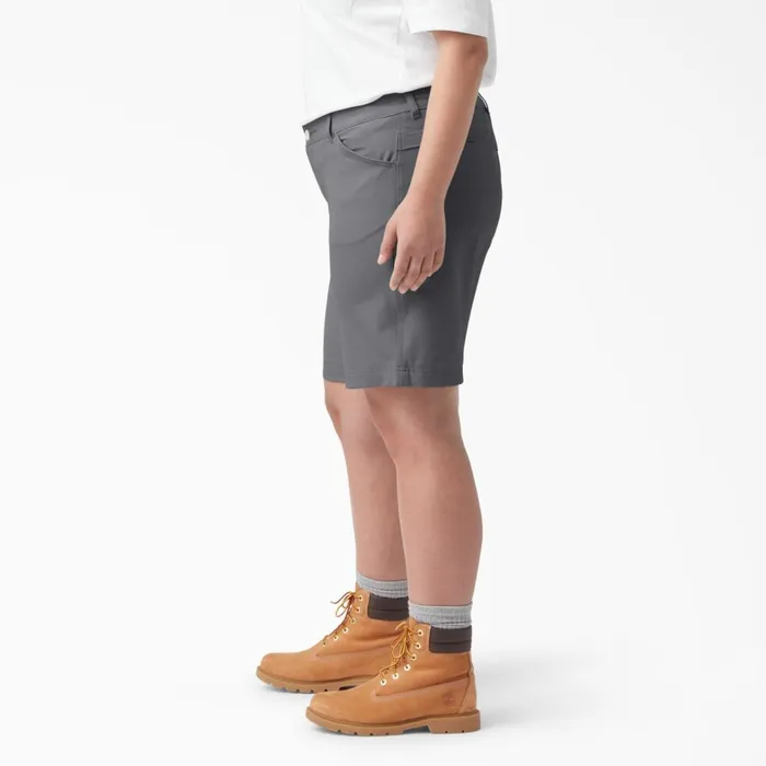Dickies Work Shorts Women039s Plus Cooling Relaxed Fit Shorts 9034 Graphite Gray Graphite Gray ga 8211 Women Dickies Work Shorts Women039s Plus Cooling Relaxed Fit Shorts 9034 Graphite Gray Graphite Gray ga 8211 Women