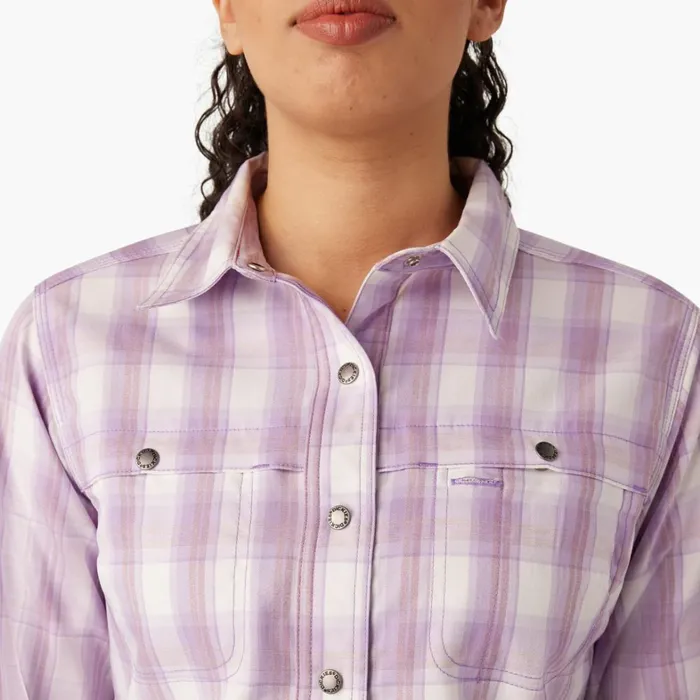Dickies Work Tops Women039s Cooling RollTab Work Shirt Purple Rose Hillside Plaid Purple Rose Hillside Plaid a2d 8211 Women Dickies Work Tops Women039s Cooling RollTab Work Shirt Purple Rose Hillside Plaid Purple Rose Hillside Plaid a2d 8211 Women