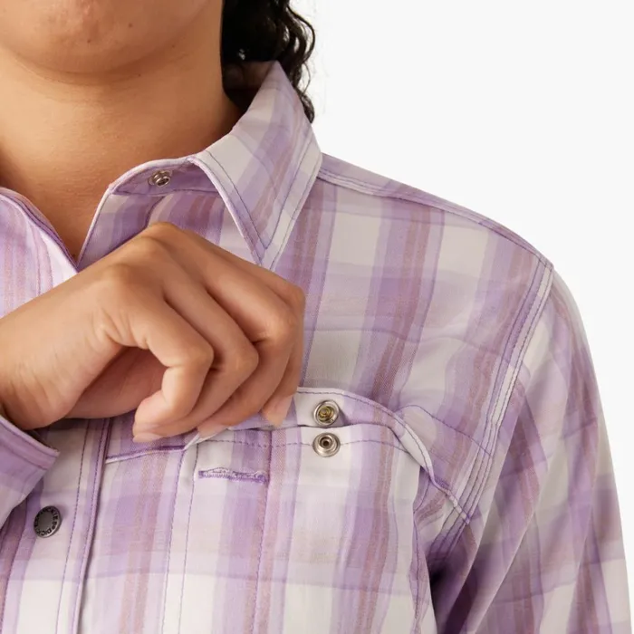 Dickies Work Tops Women039s Cooling RollTab Work Shirt Purple Rose Hillside Plaid Purple Rose Hillside Plaid a2d 8211 Women Dickies Work Tops Women039s Cooling RollTab Work Shirt Purple Rose Hillside Plaid Purple Rose Hillside Plaid a2d 8211 Women