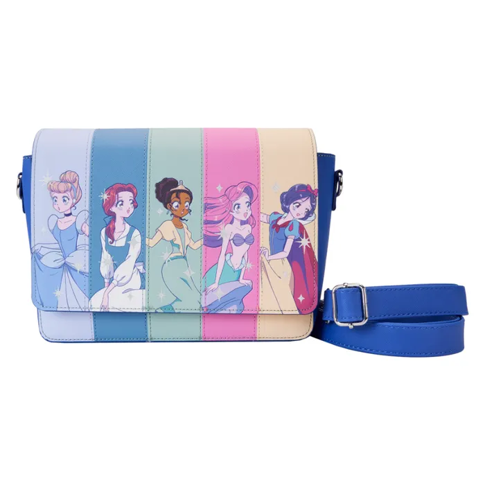Disney Princess Manga Style Crossbody Bag Unisex Loungefly Bags and Wallets