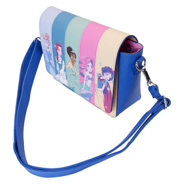 Disney Princess Manga Style Crossbody Bag Unisex Loungefly Bags and Wallets Disney Princess Manga Style Crossbody Bag Unisex Loungefly Bags and Wallets