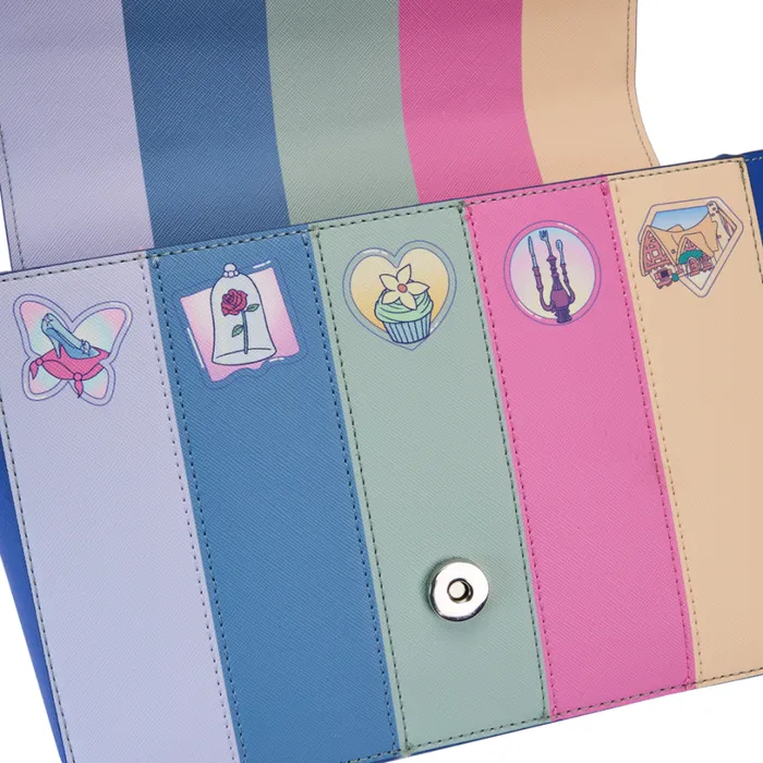 Disney Princess Manga Style Crossbody Bag Unisex Loungefly Bags and Wallets Disney Princess Manga Style Crossbody Bag Unisex Loungefly Bags and Wallets