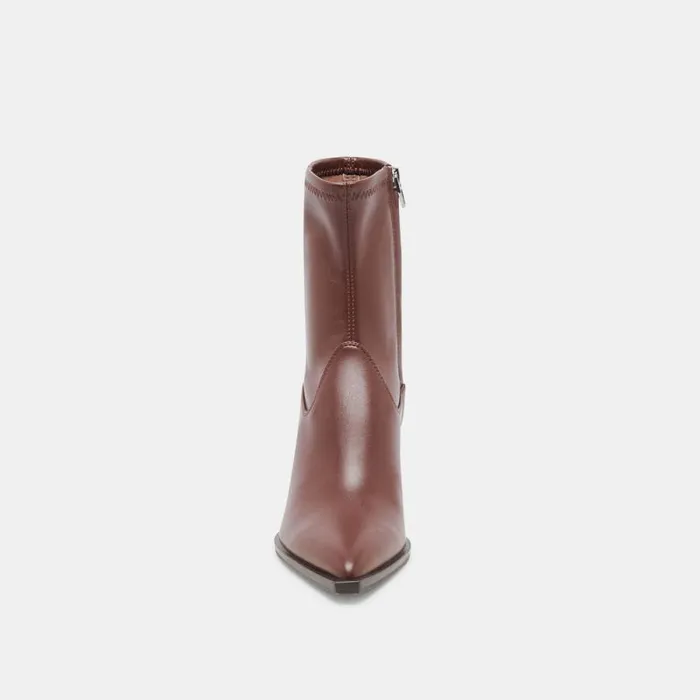 Dolce Vita Arya Wide Calf Boots Chocolate Leather Women Boots and Booties