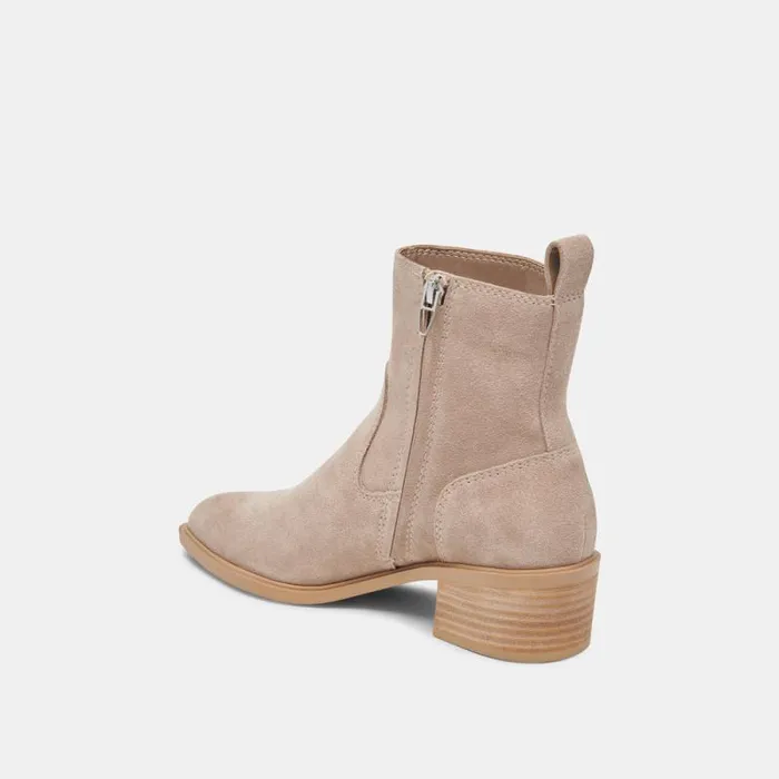 Dolce Vita Bili H2O Booties Taupe Suede Women Boots and Booties