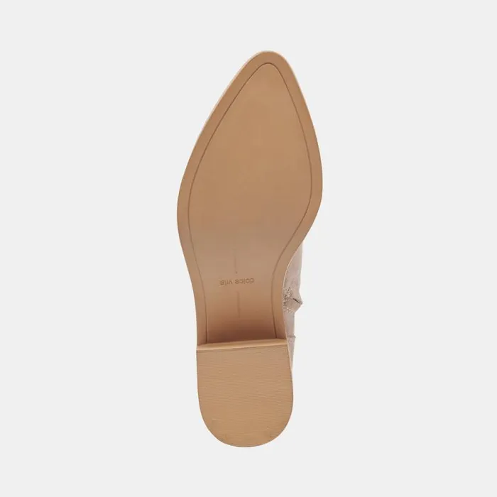 Dolce Vita Bili H2O Booties Taupe Suede Women Boots and Booties