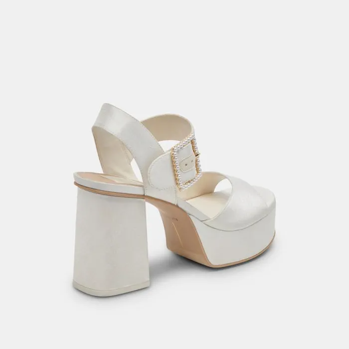 Dolce Vita Bobby Pearl Heels White Pearls Women Heels