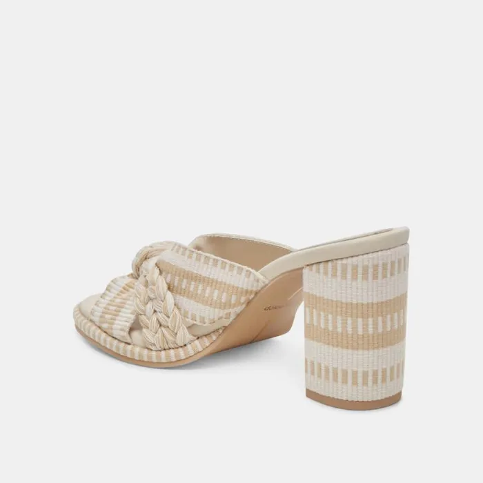Dolce Vita Brilah Heels Natural Multi Woven Women Heels