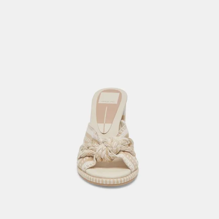 Dolce Vita Brilah Heels Natural Multi Woven Women Heels