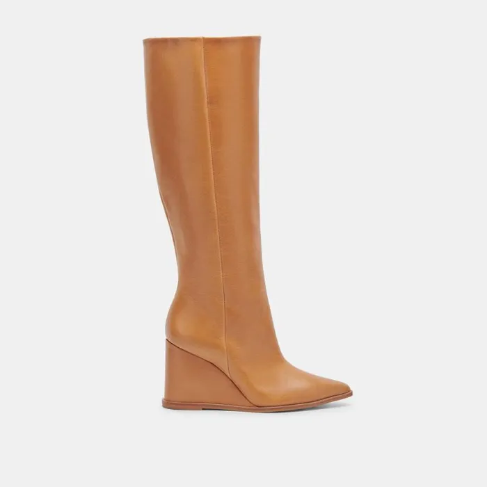 Dolce Vita Bruce Boots Saddle Leather Women Boots and Booties