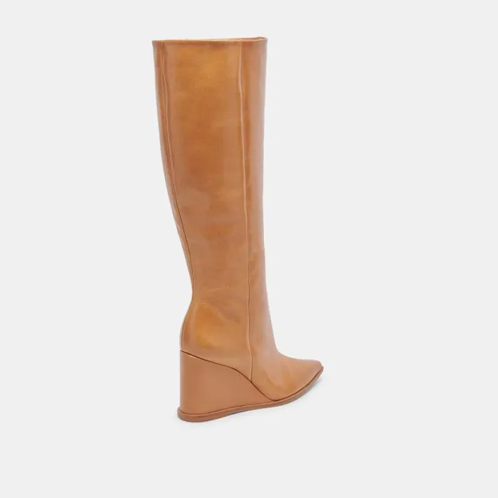 Dolce Vita Bruce Boots Saddle Leather Women Boots and Booties