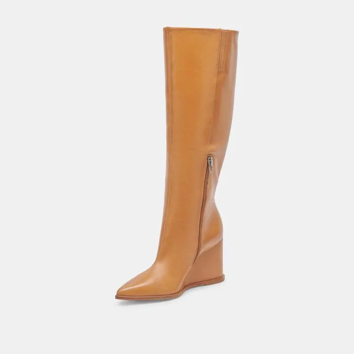 Dolce Vita Bruce Boots Saddle Leather Women Boots and Booties