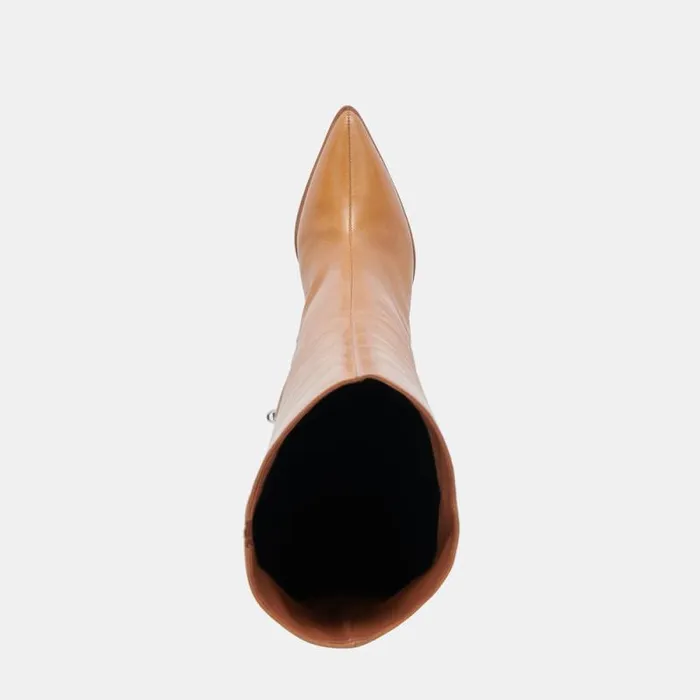 Dolce Vita Bruce Boots Saddle Leather Women Boots and Booties