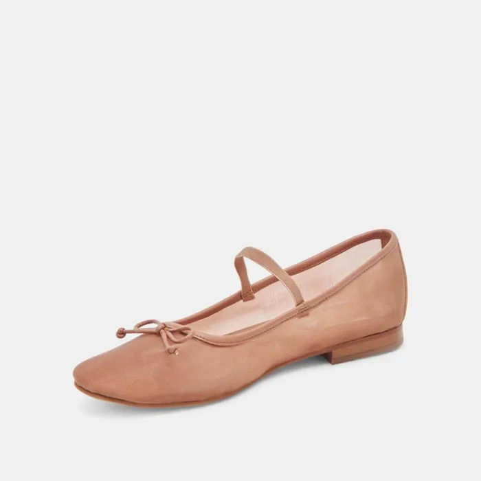 Dolce Vita Cadel Ballet Flats Cider Mesh Women Flats and Loafers