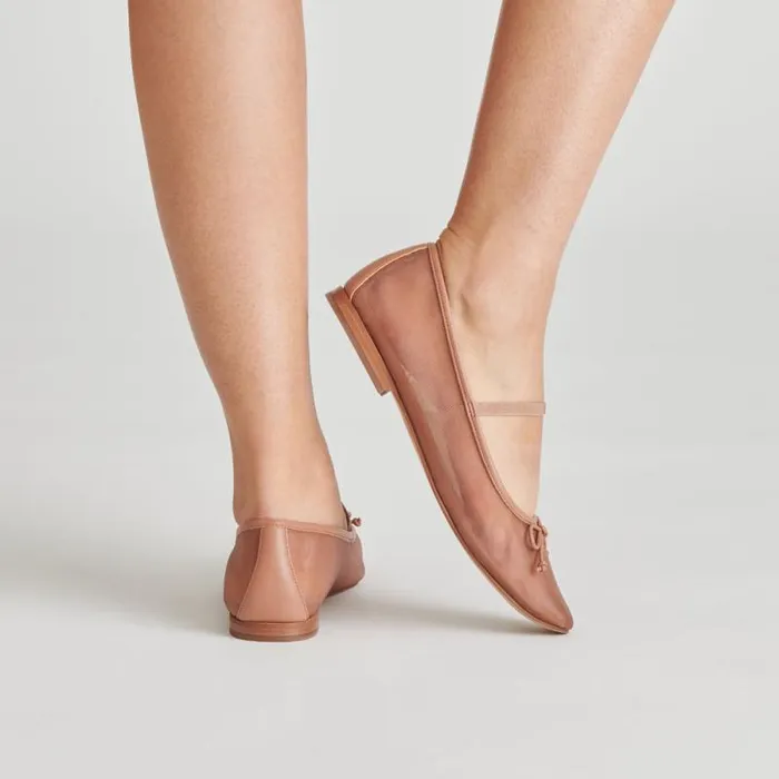 Dolce Vita Cadel Ballet Flats Cider Mesh Women Flats and Loafers