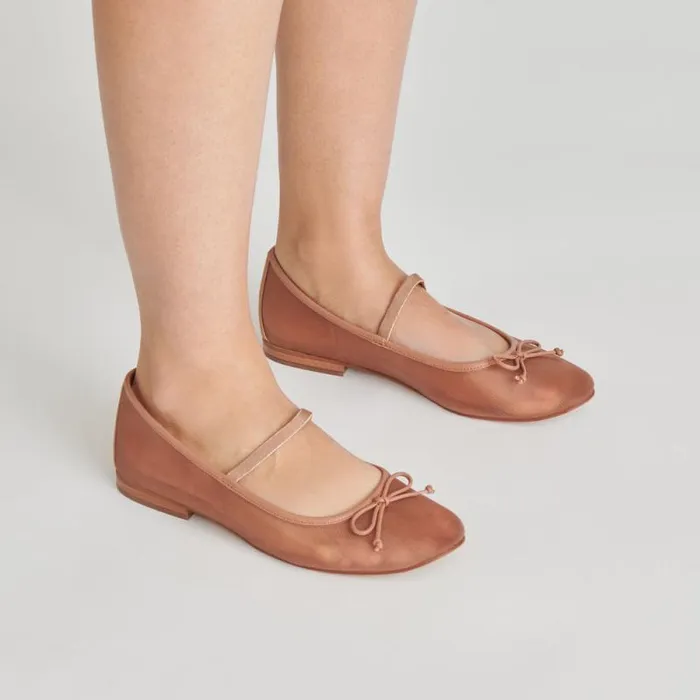 Dolce Vita Cadel Ballet Flats Cider Mesh Women Flats and Loafers
