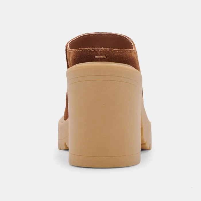Dolce Vita Carry Heels Camel Suede Women Heels