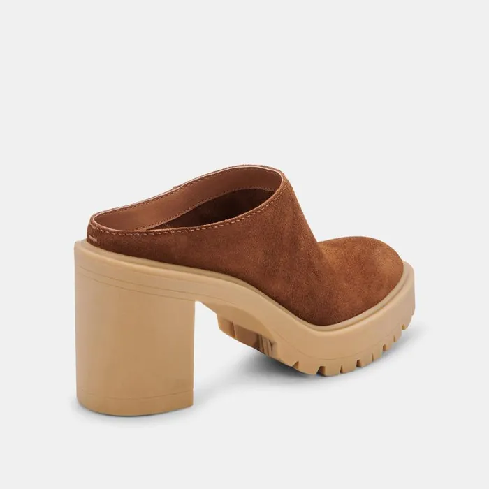 Dolce Vita Carry Heels Camel Suede Women Heels
