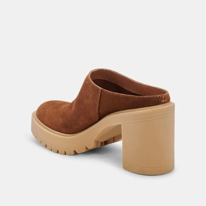 Dolce Vita Carry Heels Camel Suede Women Heels