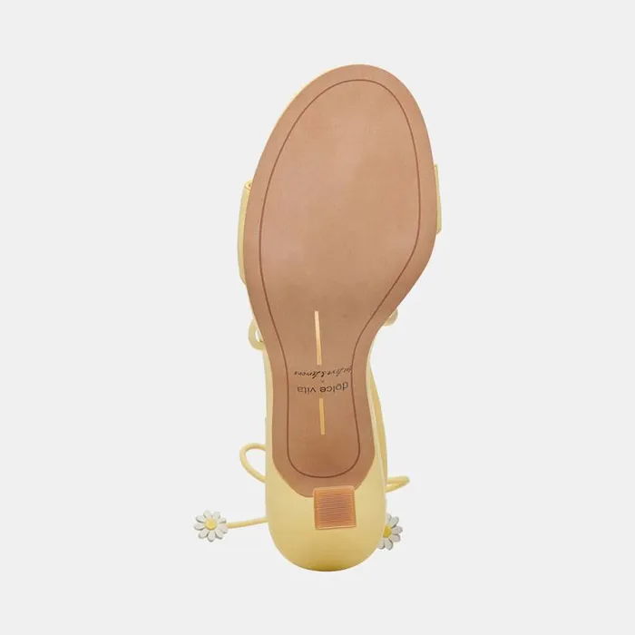 Dolce Vita Daizy Heels Yellow Stella Women Sandals