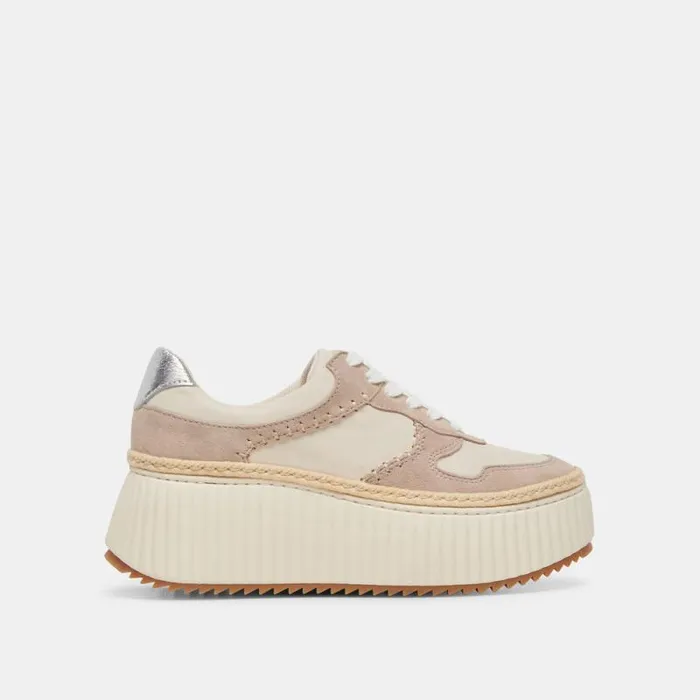 Dolce Vita Dandi Sneakers Taupe Multi Leather Women Sneakers