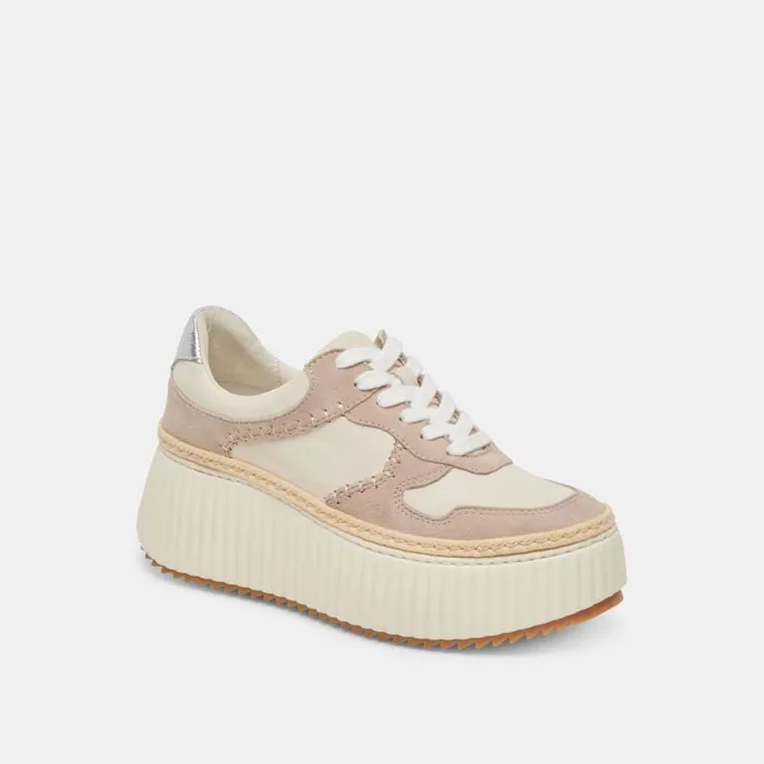 Dolce Vita Dandi Sneakers Taupe Multi Leather Women Sneakers