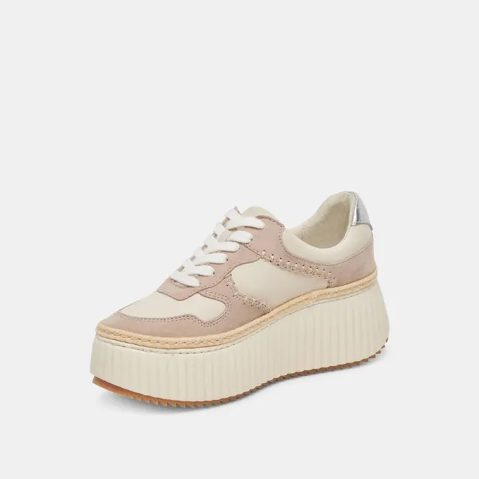 Dolce Vita Dandi Sneakers Taupe Multi Leather Women Sneakers