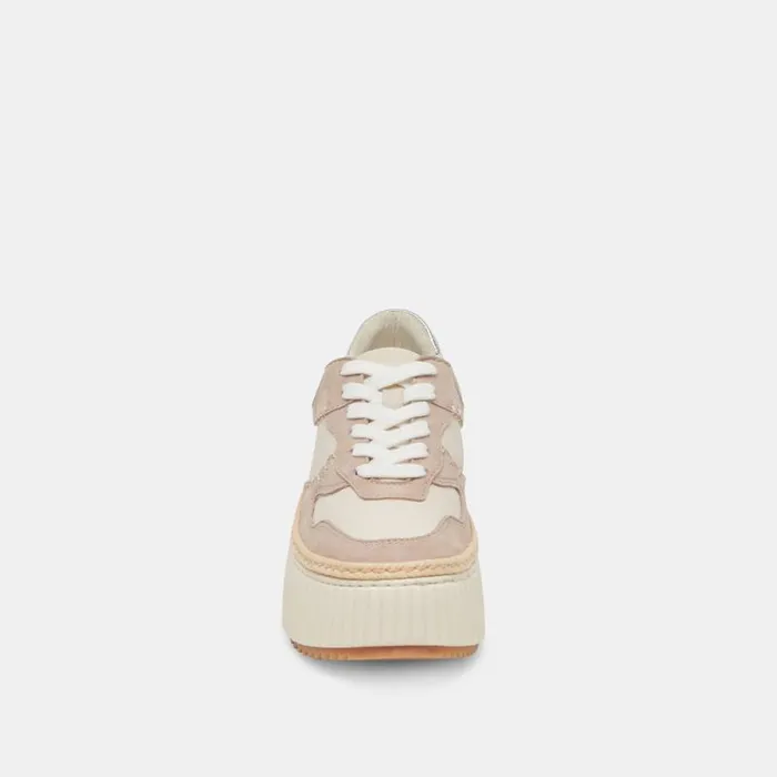 Dolce Vita Dandi Sneakers Taupe Multi Leather Women Sneakers
