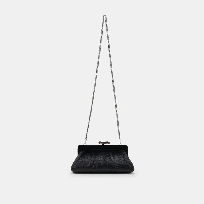 Dolce Vita Danny Clutch Black Velvet Women Handbags