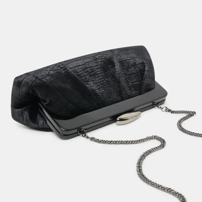 Dolce Vita Danny Clutch Black Velvet Women Handbags