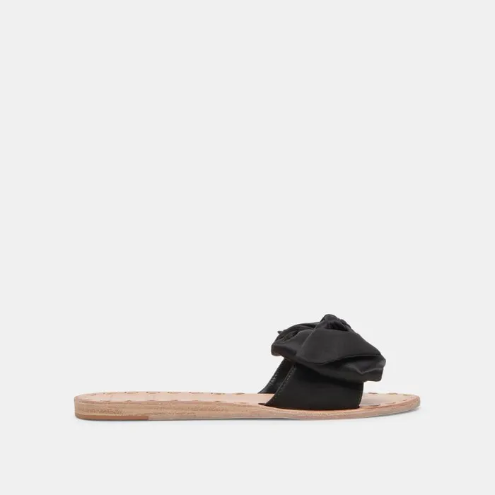 Dolce Vita Darsey Sandals Onyx Satin Women Sandals