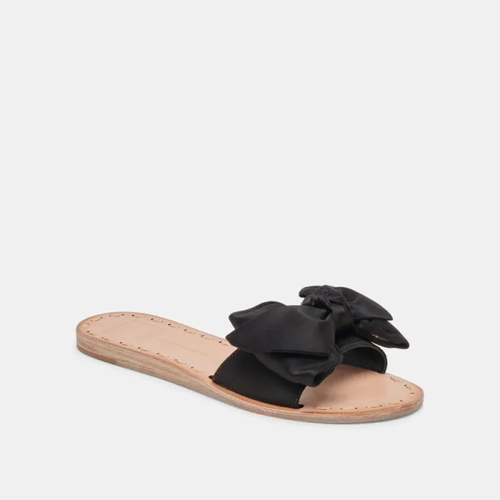 Dolce Vita Darsey Sandals Onyx Satin Women Sandals