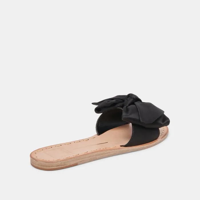 Dolce Vita Darsey Sandals Onyx Satin Women Sandals